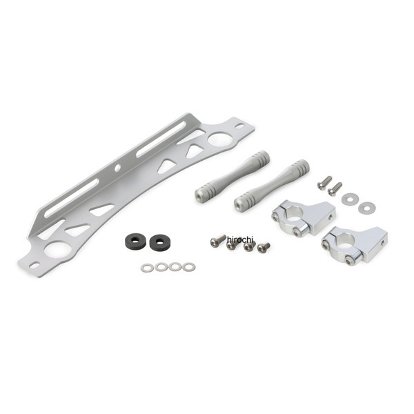 【New】 ラウンドオイルクーラーステーセット #6 9-7R ホンダ CT125/JA65 23-25 シルバー