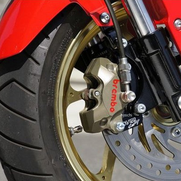 フロントキャリパーサポート ブレンボ2P 13年-16年 GROM 黒