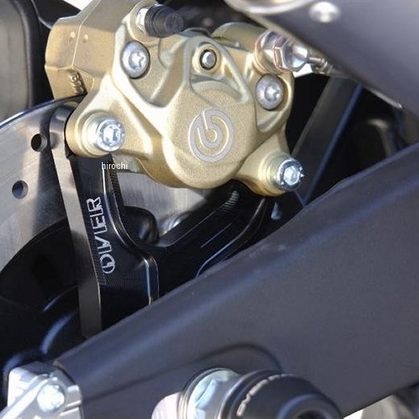 リアキャリパーサポート ブレンボ2P カニ用 YZF-R25、MT-25 黒