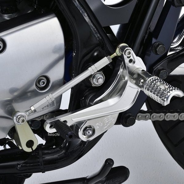 バックステップ 4ポジション タイプ2 SR400 FI シルバー