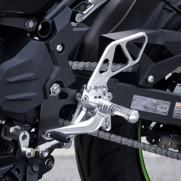 バックステップ 4ポジション 18年 Ninja250 シルバー