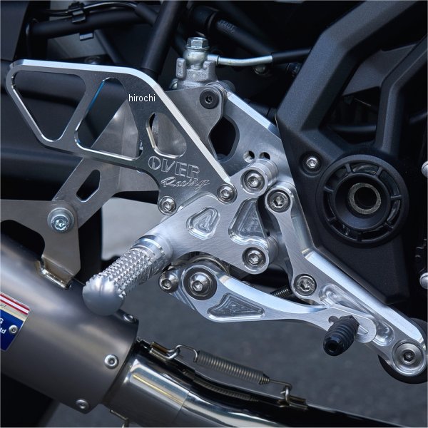 バックステップ 4ポジション 17年-19年 Ninja650 シルバー