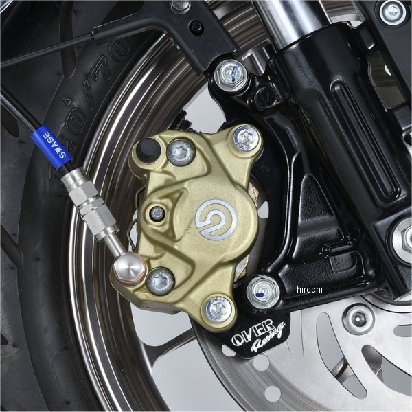 フロントキャリパーサポート ブレンボ2P(カニ)/84mm 18年-21年 モンキー125 黒