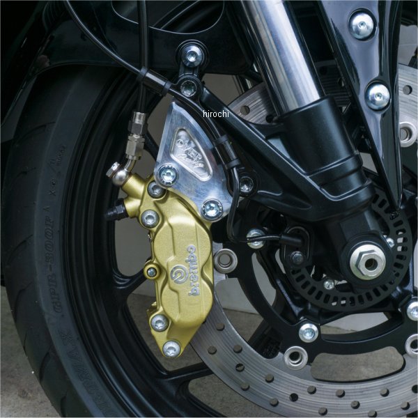 フロントキャリパーサポート ブレンボ4P/40mm 19年-21年 YZF-R25、YZF-R3 シルバー