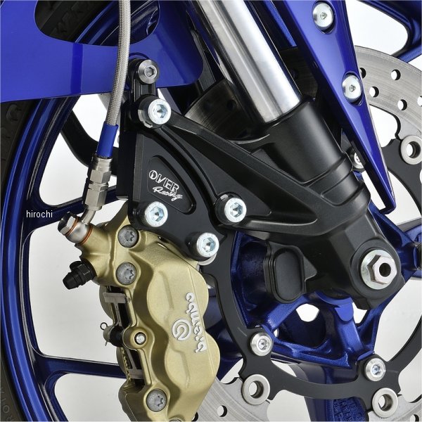 フロントキャリパーサポート ブレンボ4P/40mm 19年-21年 YZF-R25、YZF-R3 黒
