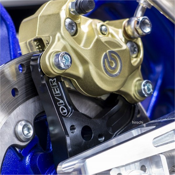 リアキャリパーサポート ブレンボ2P用 19年-21年 YZF-R3 黒