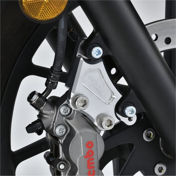 フロントキャリパーサポート ブレンボ4P用 17年以降 レブル250、レブル500 シルバー