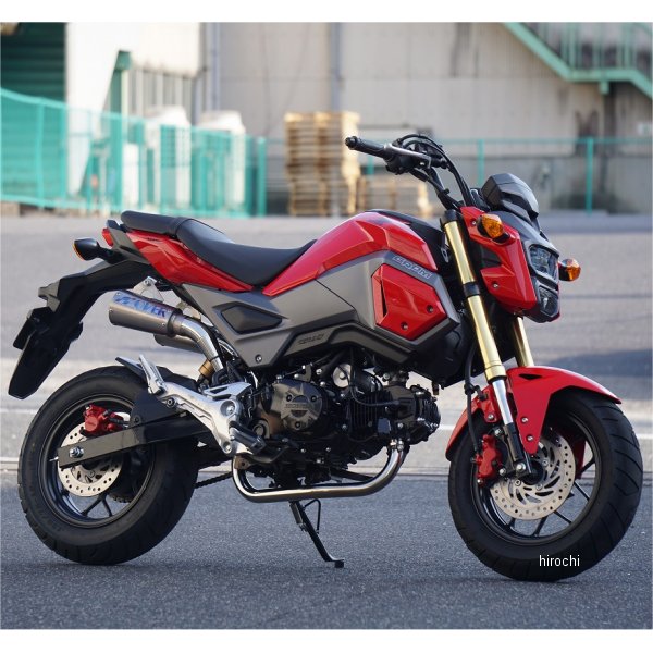 フルエキゾースト GP-PERFORMANCE RS ツインアップ レーシング 16年-20年 グロム