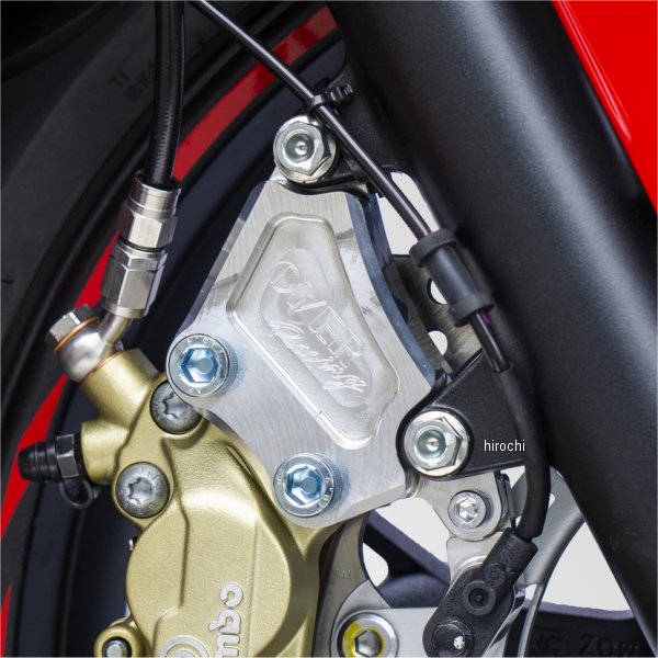 フロントキャリパーサポート ブレンボ4P用 16年-18年 CBR400R シルバー