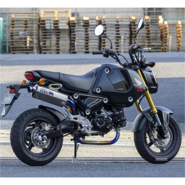 フルエキゾースト TT-Formula アップタイプ 政府認証 21年以降 グロム フルチタン