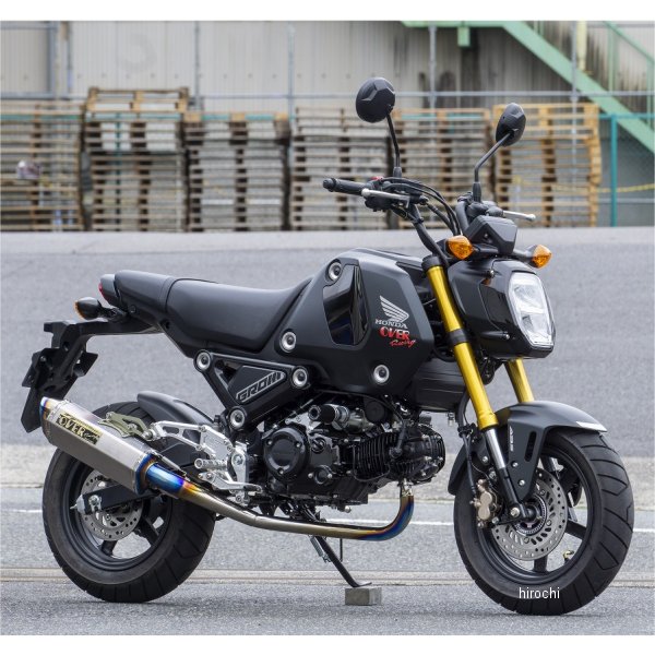 フルエキゾースト TT-Formula RS 政府認証 21年以降 グロム フルチタン