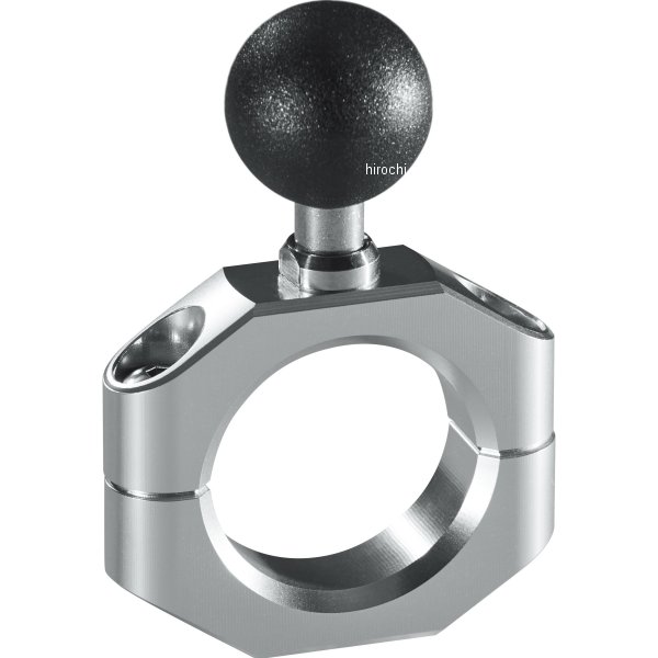 マウントシステム MOUNT SYSTEM Cパーツ C-43 M8 パイプクランプベース 1.25インチ シルバー