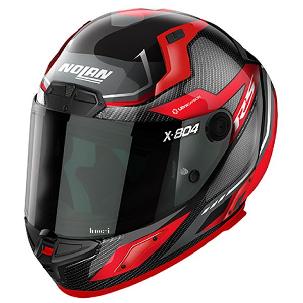 ノーラン NOLAN フルフェイスヘルメット X-804RS ULTRA CARBON STONER MAVEN RED/15 Lサイズ