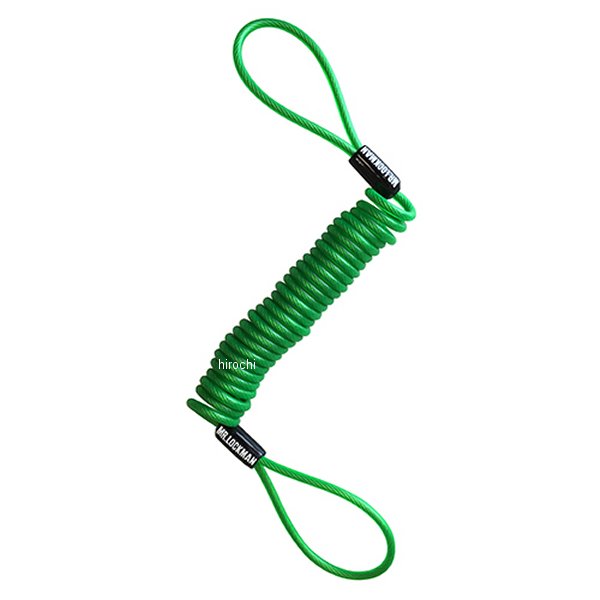 スパイラルワイヤー 2m グリーン