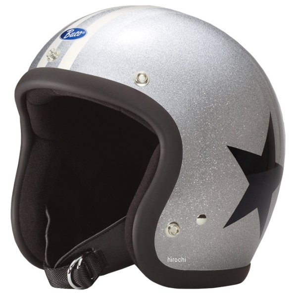 ジェットヘルメット ベビーブコ ワイルドワン シルバー MLサイズ