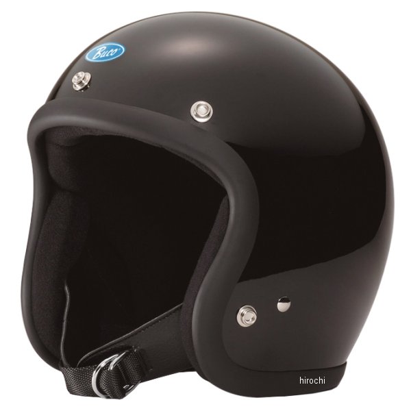 ジェットヘルメット ベビーブコ プレーン ブラック MLサイズ