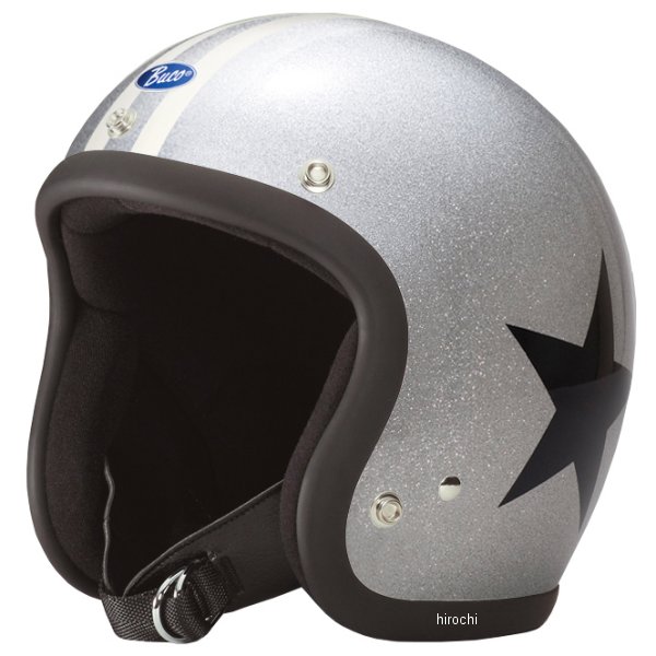 ジェットヘルメット エクストラブコ ワイルドワン シルバー XLサイズ