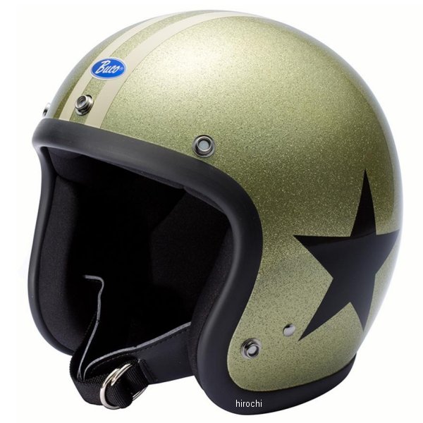 ジェットヘルメット エクストラブコ ワイルドワン ヴィンテージゴールド Lサイズ