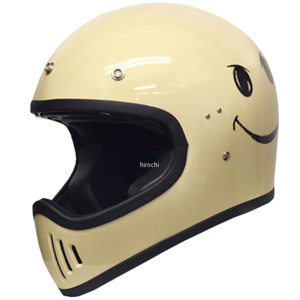 フルフェイスヘルメット HOPPER SMILE  アイボリー Lサイズ