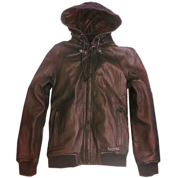 シープレザーパーカージャケット 茶 3Lサイズ