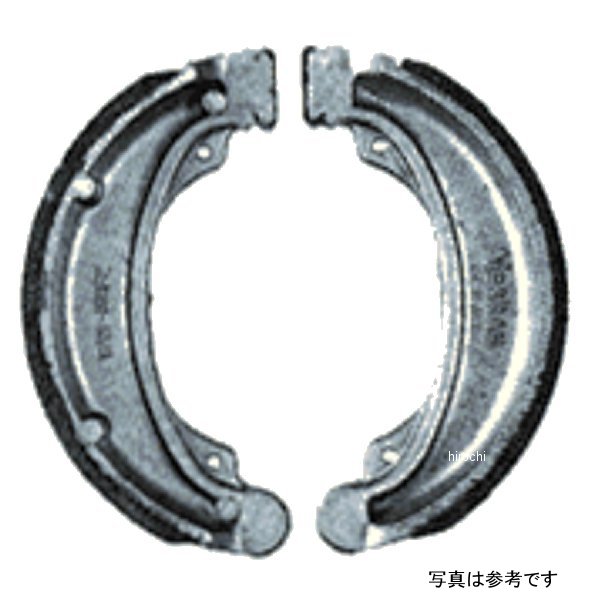 ブレーキシュー ハイグレード溝付き 77年-87年 ホーク CB400T、CB400N、CB250