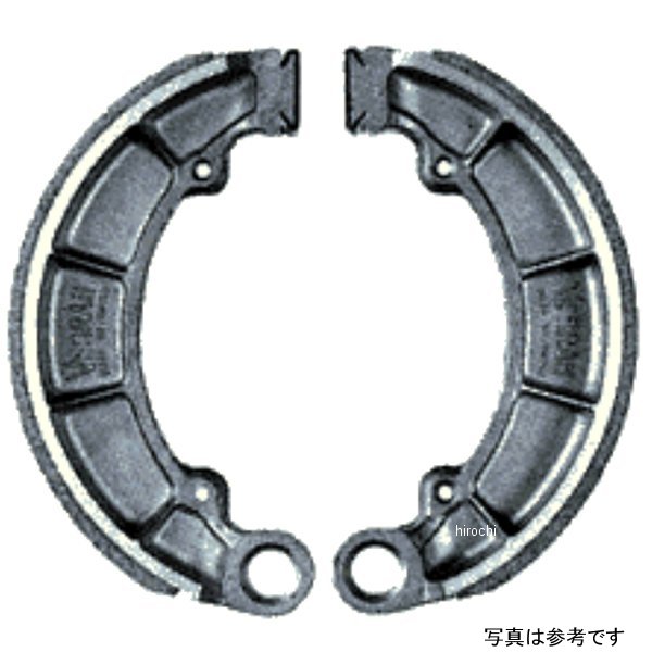 ブレーキシュー ハイグレード溝付き 84年-16年 シャドウ、NV750、CBX750