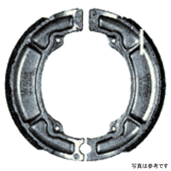 ブレーキシュー ハイグレード溝付き 80年-92年 ヤマハ