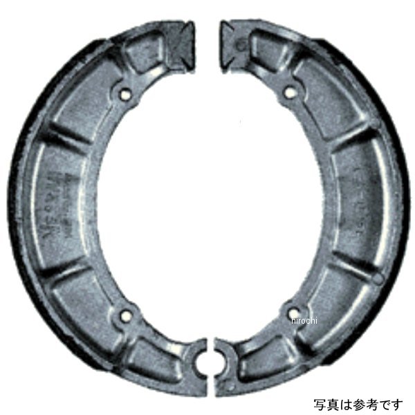 ブレーキシュー ハイグレード溝付き 81年-09年 ビラーゴ1100、XJ750、ドラッグスター400