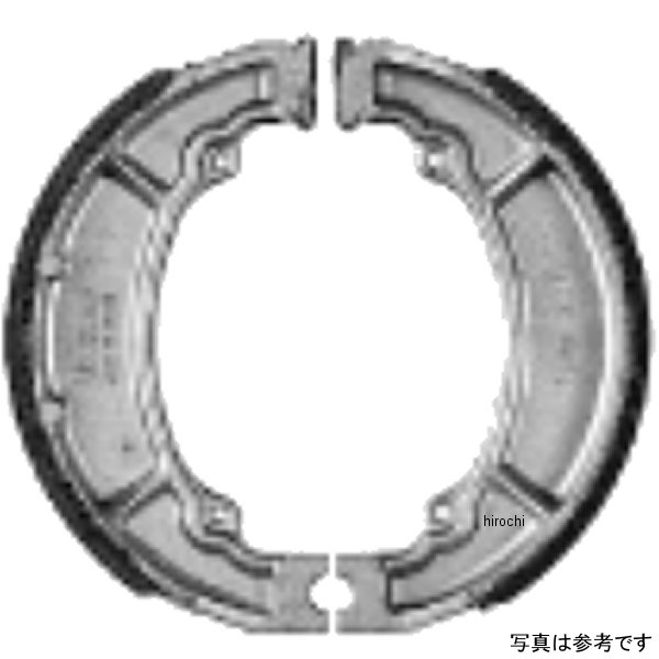 ブレーキシュー ハイグレード溝付き 81年-84年 RM500、RM125、PE175