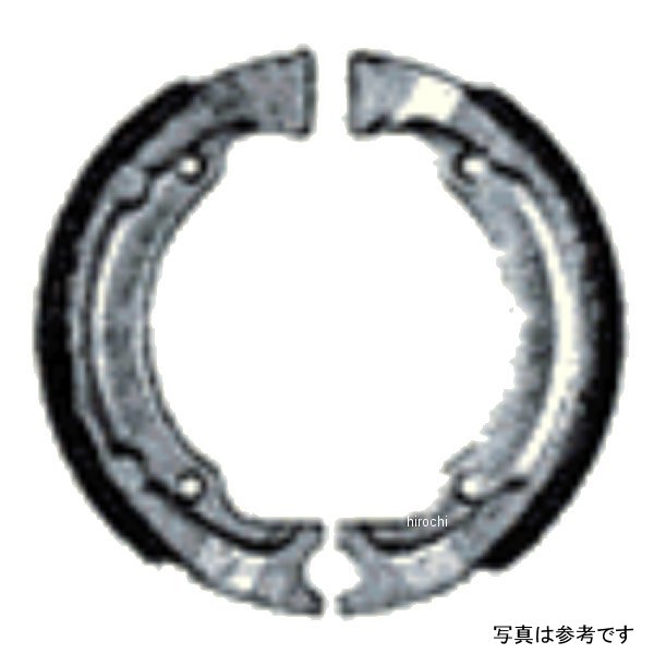 ブレーキシュー ハイグレード溝付き 80年-91年 FS50、FA50、CL50