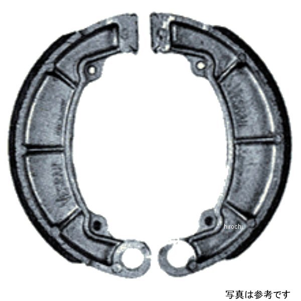 ブレーキシュー ハイグレード溝付き 66年-80年 スズキ、カワサキ