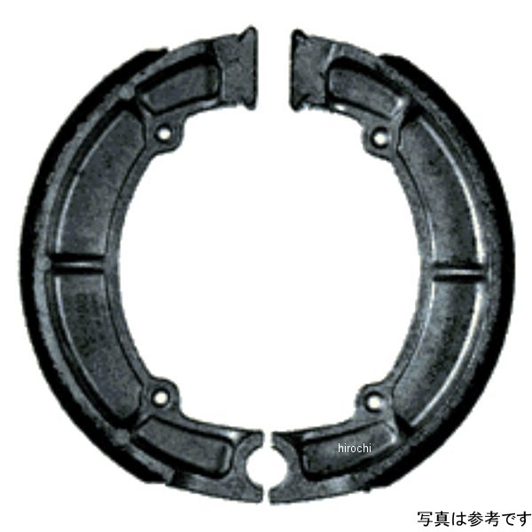 ブレーキシュー ハイグレード溝付き 79年-03年 バルカン、エリミネーター400、EN400ツイン