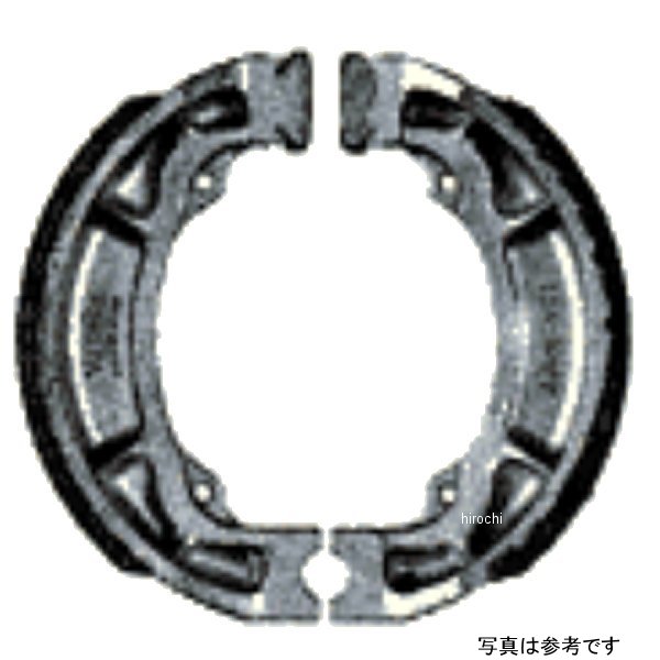ブレーキシュー ハイグレード溝付き 79年-83年 KDX80、KX80