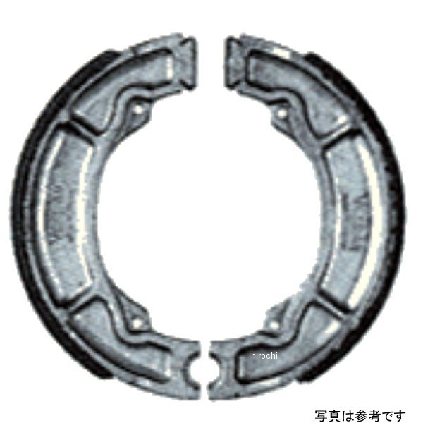 ブレーキシュー ハイグレード溝付き 73年-92年 TT600、XT350、TW200