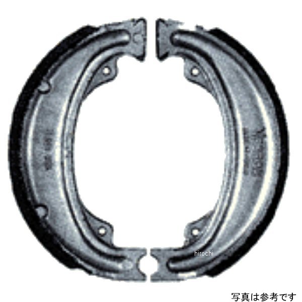 ブレーキシュー ハイグレード溝付き 89年-90年 GB500