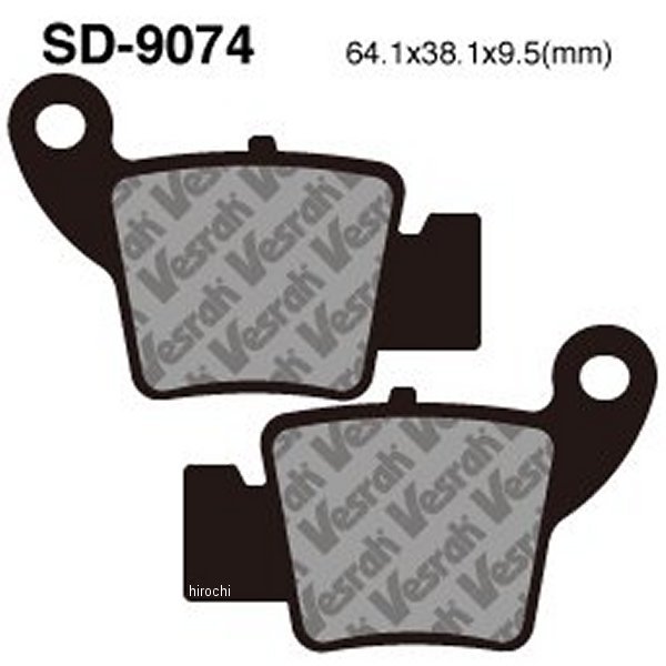 ブレーキパッド レジン 12年-19年 MEGELLI リア用