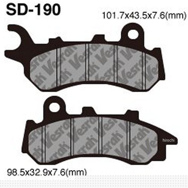 ブレーキパッド レジン 18年-20年 ホンダ フロント用