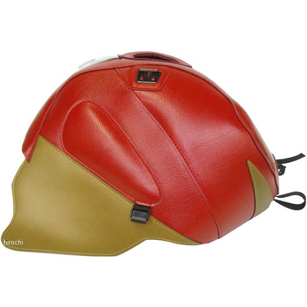 タンクカバー 03年-05年 アプリリア トゥオノ1000R 赤/ゴールド