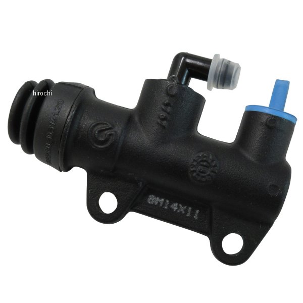 ブレンボ brembo リアブレーキマスターシリンダー φ11 取付ピッチ:40mm 横/ニップル90゜ 黒