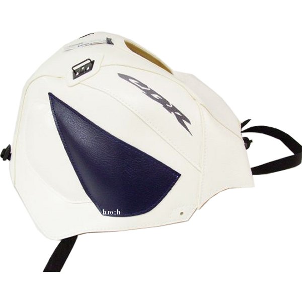 タンクカバー 02年-03年 CBR900 白/ダークブルートライアングル