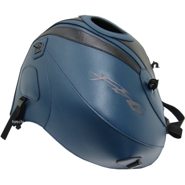 タンクカバー 04年以降 FZ6-N ドルフィンブルー/黒