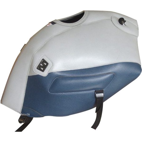 タンクカバー 01年-05年 FJR1300 ライトグレー/青