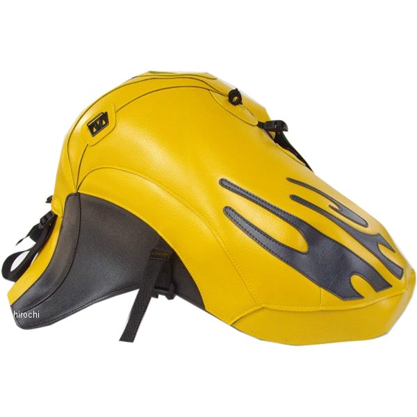 タンクカバー 99年-06年 トライアンフ TIGER900 黄色/アンスラサイト