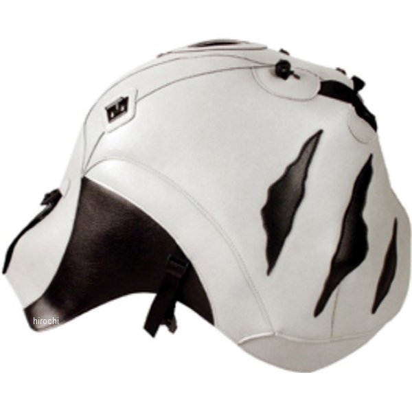 タンクカバー 99年-06年 トライアンフ TIGER900 ライトグレー/黒