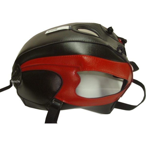 タンクカバー W650 黒/赤