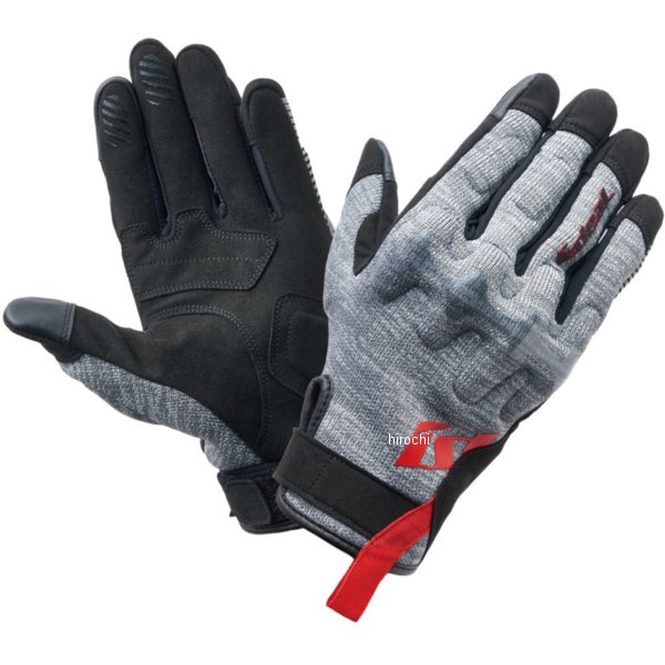 ID-020  グローブ PLEASURE プレジャー グレー/赤 2XLサイズ