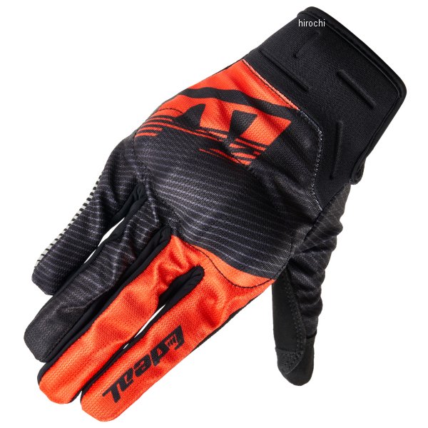 ID024  グローブ SHINY2 シャイニー2 黒/赤 XSサイズ