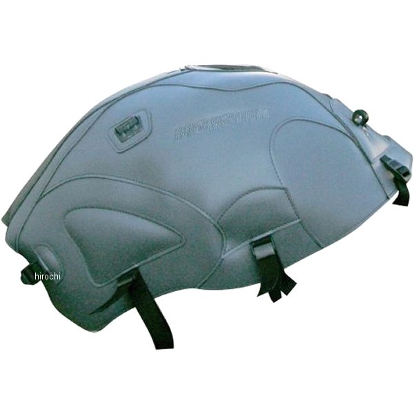 タンクカバー ドゥカティ MONSTER400 グレー/ブラックストライプ