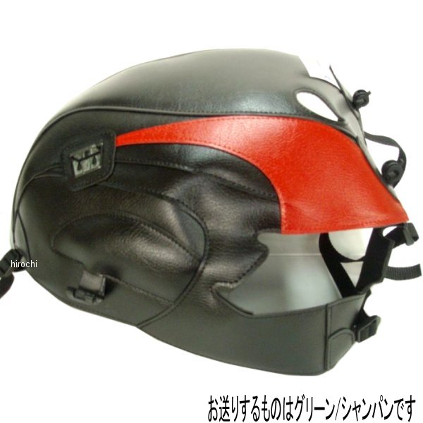 タンクカバー 99年-00年 トライアンフ サンダーバード900 緑/シャンパン