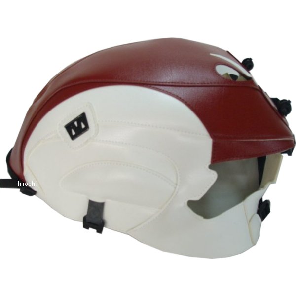 タンクカバー 02年 トライアンフ サンダーバード900 ダークレッド/白